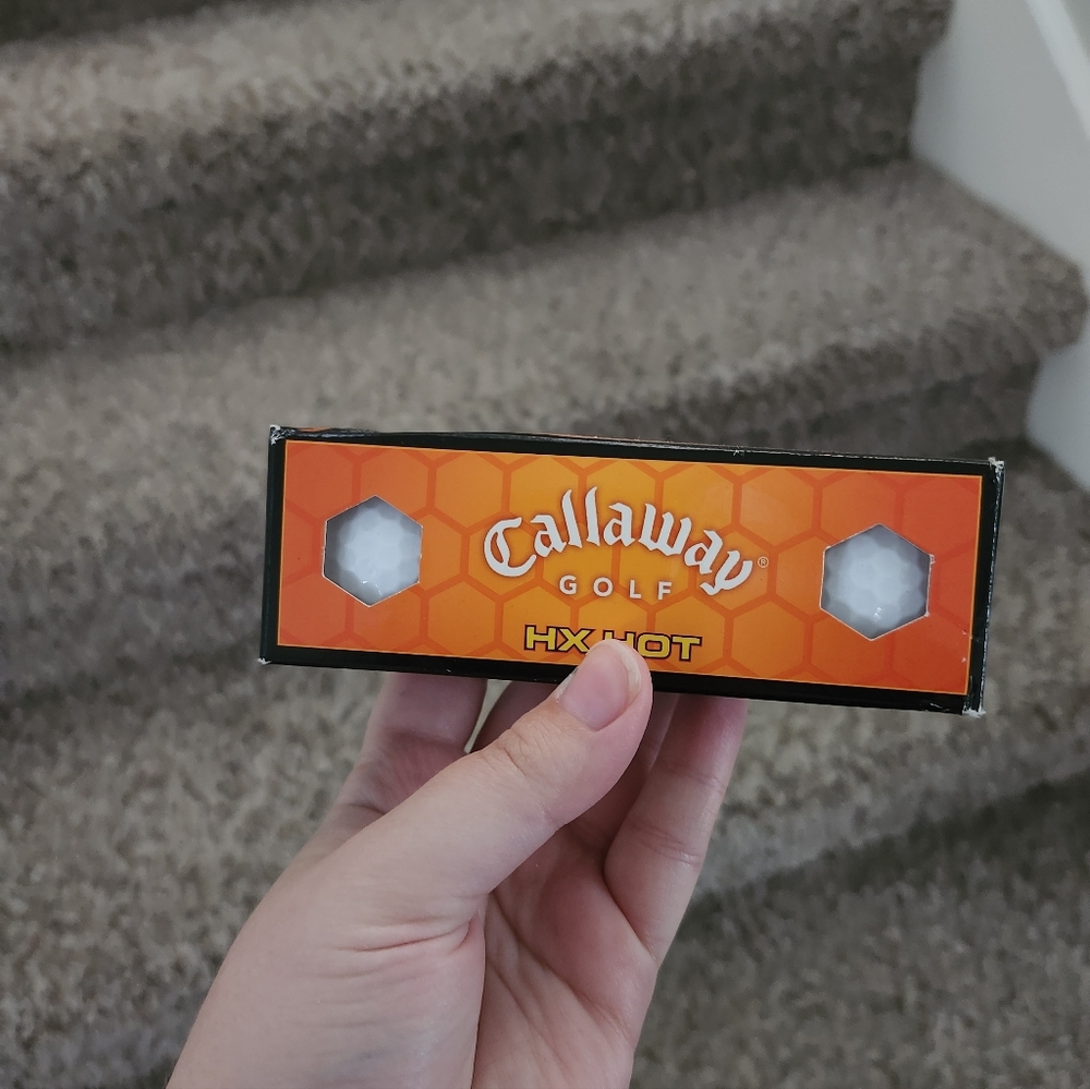 Callaway HX Hot Golf Balls in Orange Box